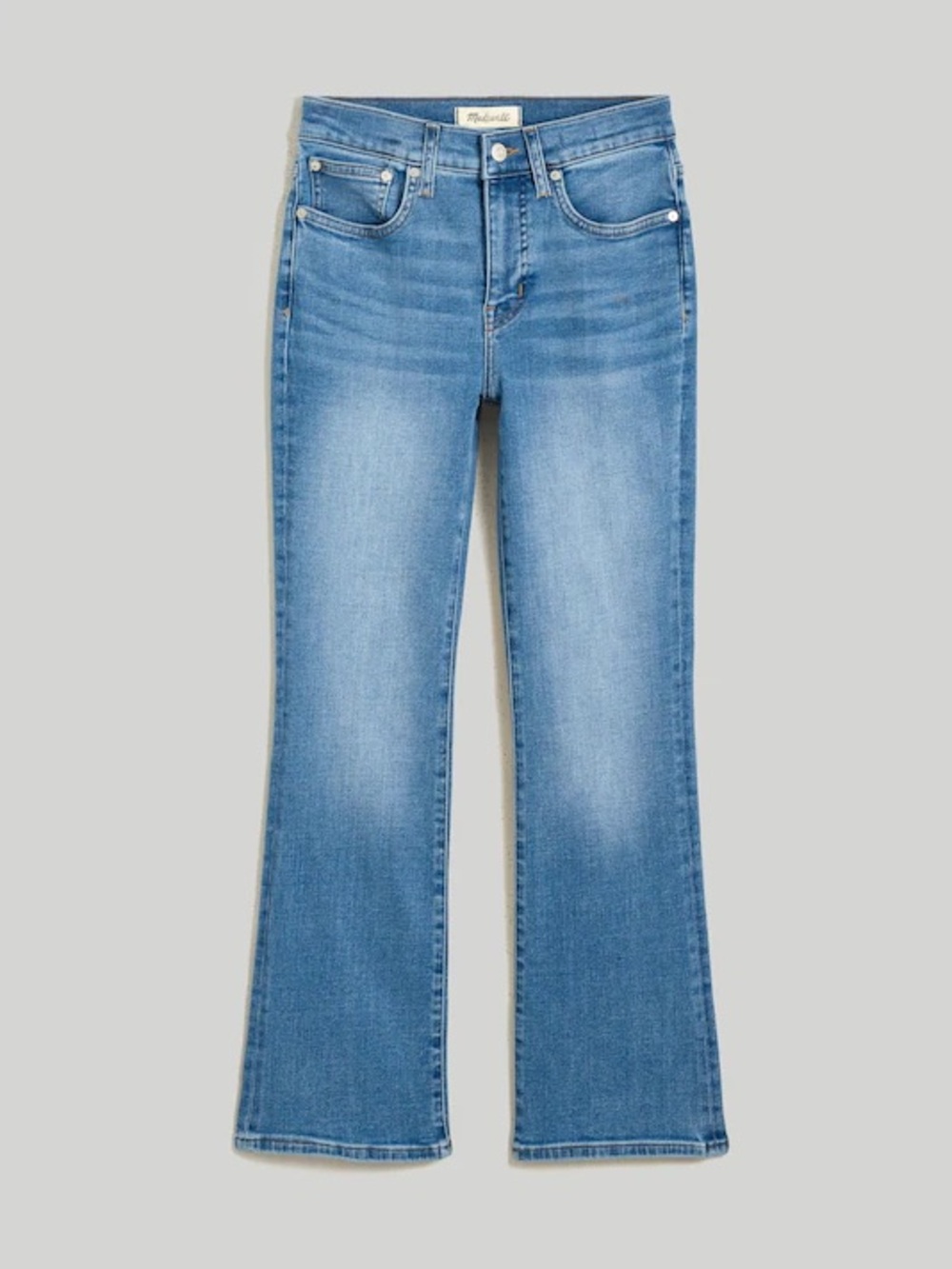 Madewell Curvy Kick Out Jeans - Mid Wash Denim